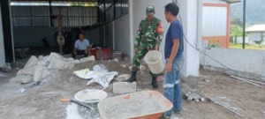 Koramil 1628-04/Poto Tano Perkuat Pengawasan Program KDKMP di Desa Senayan