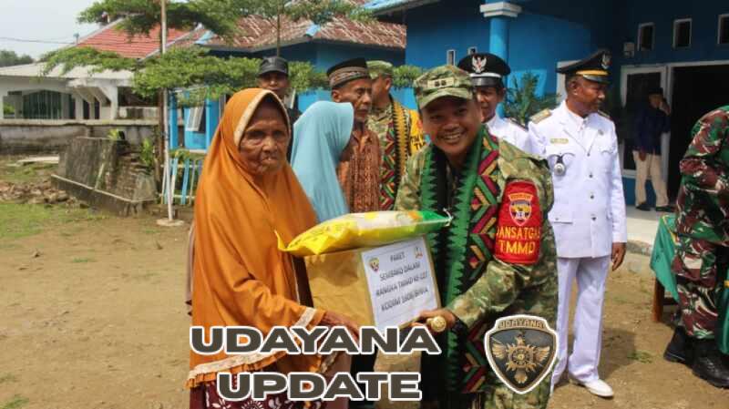 Dansatgas TMMD ke-127 Letkol Samuel Pimpin Bakti Sosial di Kecamatan Monta
