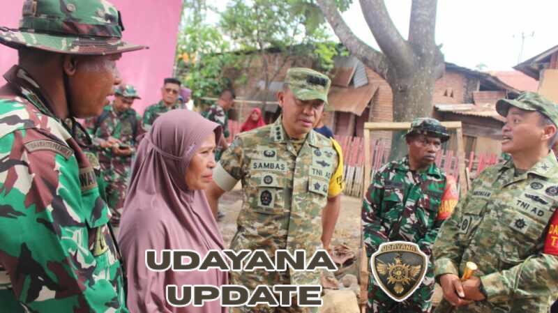 Dandim 1608/Bima Dampingi Tim Wasev Tinjau Renovasi Rumah RTLH, Pemilik Ungkap Rasa Syukur