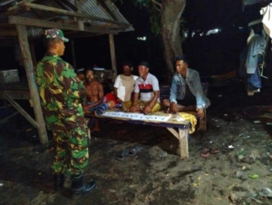 Koramil 1614-05/Pekat Intensifkan Patroli Wilayah, Warga Diajak Tingkatkan Kewaspadaan