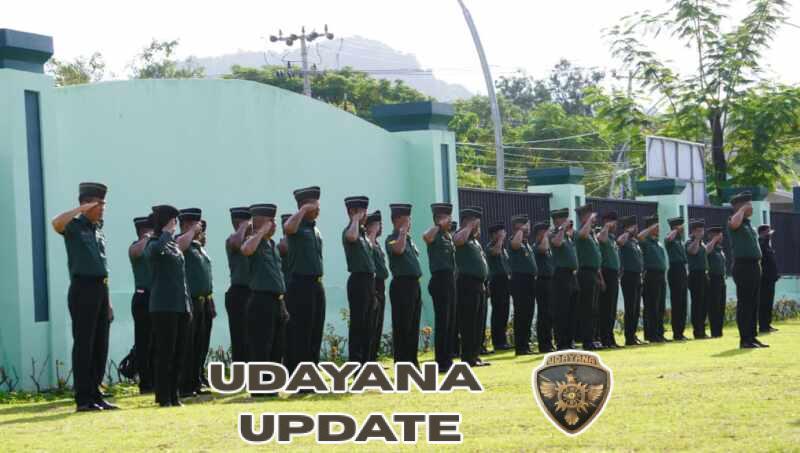 Kodim 1630/Manggarai Barat Gelar Upacara Bendera Rutin Hari Senin