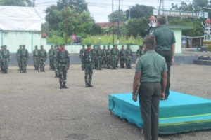Kodim 1621/TTS Gelar Upacara Bendera Rutin, Perkuat Nasionalisme dan Disiplin Prajurit