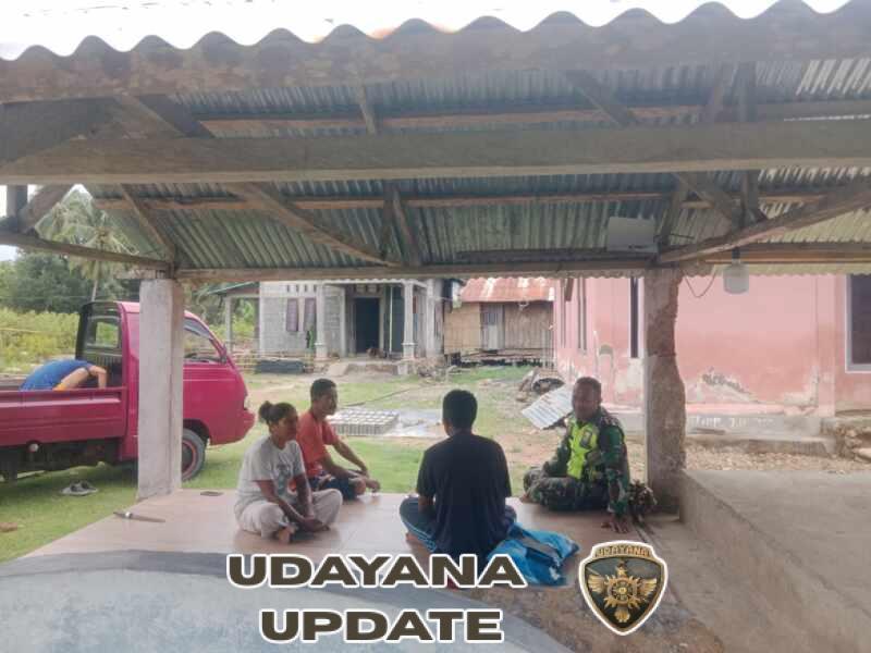TNI Hadir di Desa Magekapa, Babinsa Pererat Hubungan dengan Masyarakat