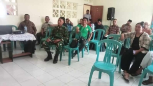 Serka Gabrielus Mariyanto Wakili Danramil dalam Musrenbang Tingkat Kecamatan Hewokloang