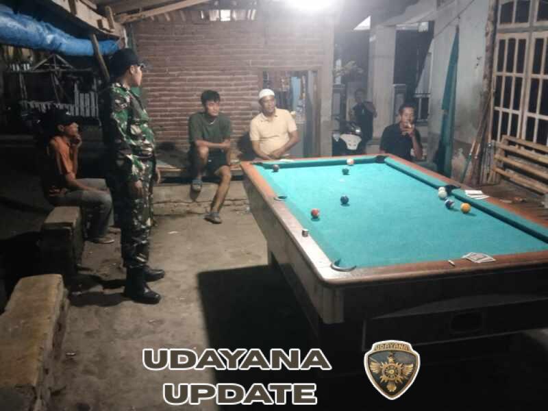 Lewat Kongkow dan Patroli, Babinsa Bangun Kepedulian Lingkungan