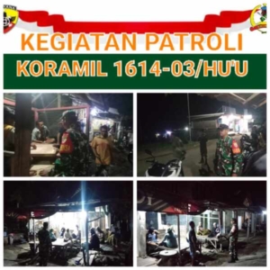 Di Balik Sunyinya Malam, Babinsa Perkuat Silaturahmi dengan Warga