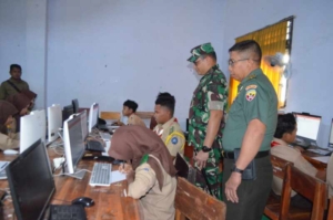 Dandim 1614/Dompu Tinjau Langsung Rikpsi KKRI 2026 Bersama Kepala Sekolah SMA di Dompu