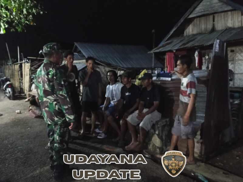 Koramil 1614-06/Manggelewa Intensifkan Pengamanan Wilayah Binaan
