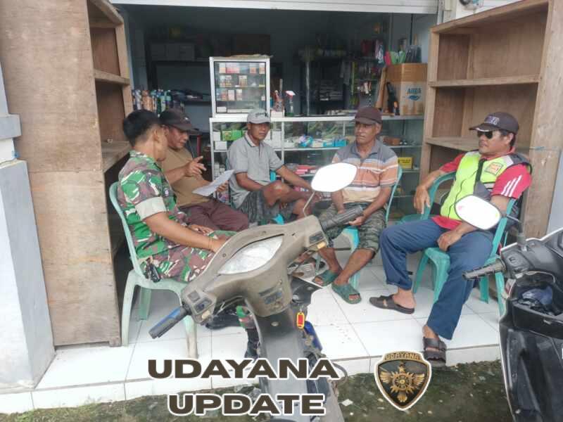 Koramil Seteluk Perkuat Keamanan, Babinsa Aktif Sambangi Warga
