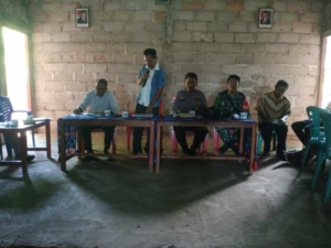 Babinsa Aktif Kawal Perencanaan Pembangunan Desa Tawui