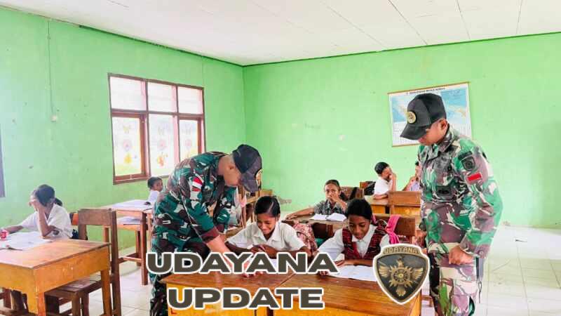 Yonarmed 12 Kostrad Bangun Masa Depan Perbatasan Melalui Edukasi Ilmu Pengetahuan Alam