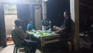 Ciptakan Keamanan Malam Hari, Koramil 1628-03/Seteluk Intensifkan Patroli dan Komsos