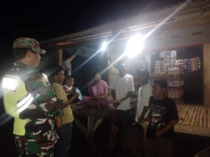 Lingkungan Bersih dan Aman Jadi Fokus Utama Patroli Babinsa di Desa Piong