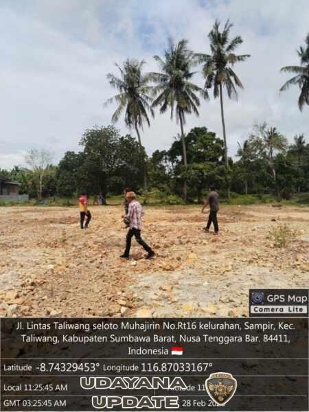 Babinsa Tamekan Dampingi Pengecekan Lahan Pembangunan KDKMP 2026
