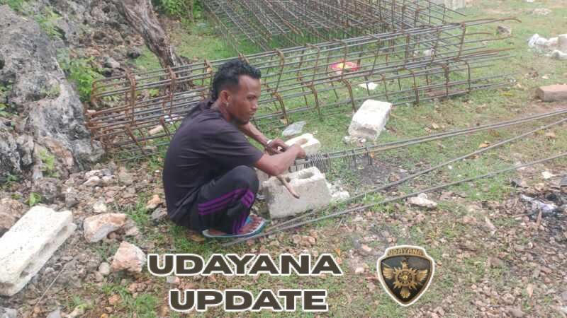 Pembangunan Infrastruktur Desa Tasilo: Kegiatan Perangkaian Cakar Ayam dan Slup Bawah Dilanjutkan dengan Lancar