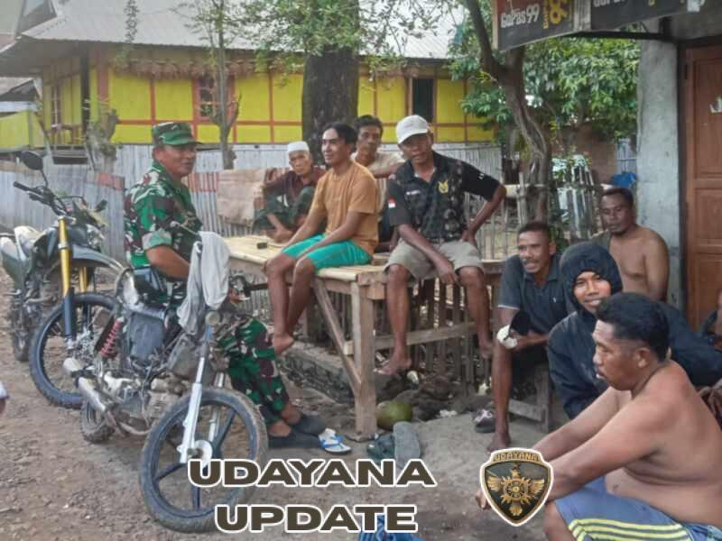 Komsos Babinsa Desa Sangga Tekankan Etika Puasa dan Kerukunan Warga