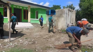 Karya Bakti di Mushola Al Ma’ruf, Perkuat Kemanunggalan dengan Warga