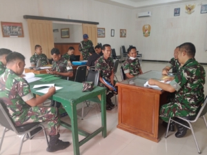 Kodim 1628/Sumbawa Barat Terima Pemeriksaan Dal Prog Korem 162/Wira Bhakti TA 2026