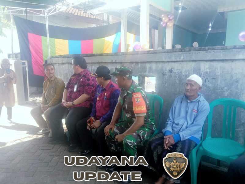 Babinsa Air Suning Hadiri Peresmian Posyandu Batu Bulan III, Dukung Layanan Kesehatan Masyarakat