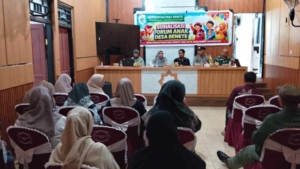 Babinsa Benete Garda Terdepan Dukung Sosialisasi Forum Anak di Kecamatan Maluk