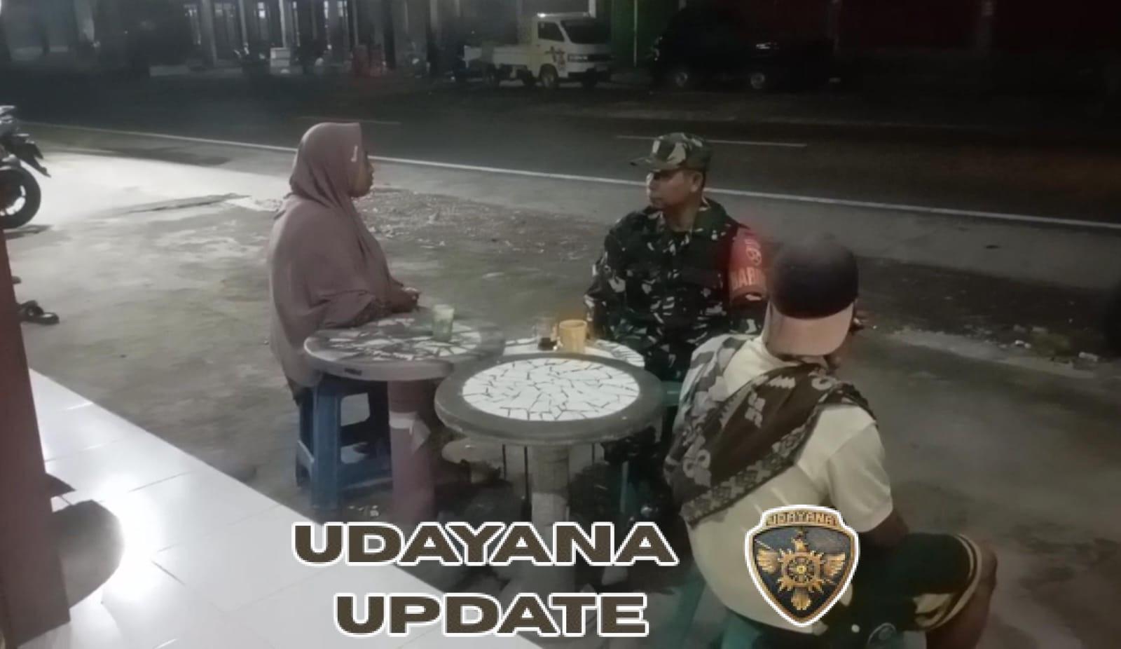 Babinsa Sukarema Gencarkan Patroli Kongkow-Kongkow, Tekan Kenakalan Remaja dan Cegah Kriminalitas