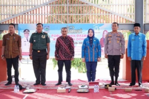 Danramil 1614-01 Dompu Hadiri Pembukaan Forum Anak Daerah di Karijawa