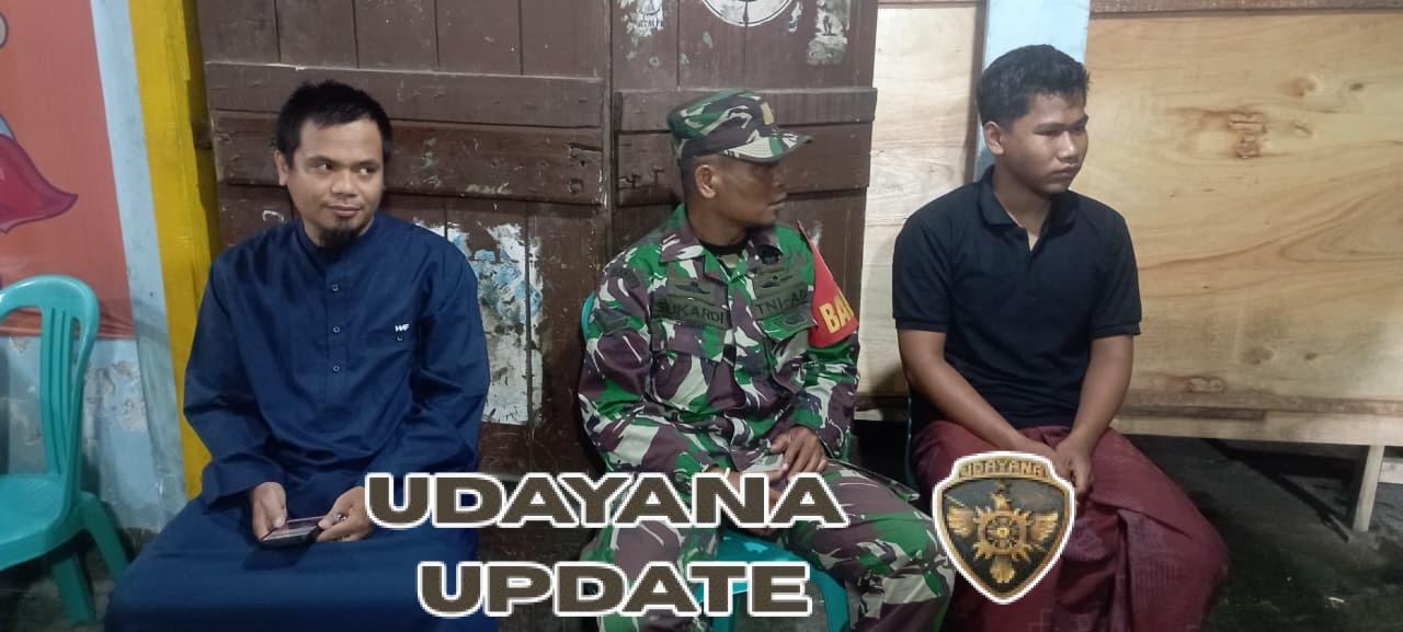 Babinsa Desa Keroya Gelar Patroli Kongkow-Kongkow, Pererat Silaturahmi dan Ajak Warga Jaga Kamtibmas