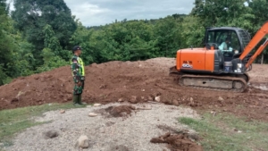 Pra TMMD ke-127 Dimulai, Kodim 1618/TTU Buka Lahan Pembangunan Ruang Kelas di Wilayah Perbatasan