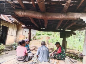 Sertu Daud Anie Imbau Warga Utamakan Keselamatan Saat Beraktivitas di Kebun