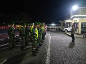 Koramil 1628-01/Taliwang dan Polres Sumbawa Barat Gelar Patroli Gabungan