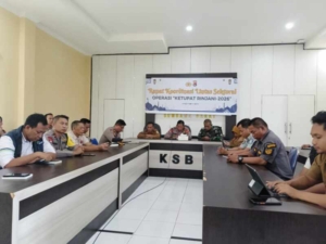 Dandim 1628/Sumbawa Barat Hadiri Rakor Lintas Sektoral Operasi Ketupat Rinjani 2026
