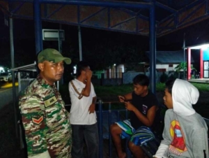 Koramil 1628-05/Jereweh Gelar Patroli Malam, Situasi Wilayah Aman dan Kondusif