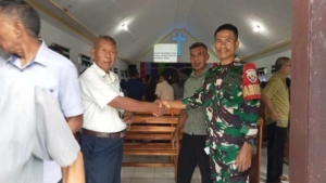 Koramil 1627-03/Batutua Pantau dan Amankan Ibadah Minggu di Gereja GMIT Talitakumi Nggauk