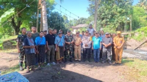 Groundbreaking Jembatan Garuda Negara, Dandim 1625/Ngada Bukti Nyata Karya Bakti TNI untuk Rakyat