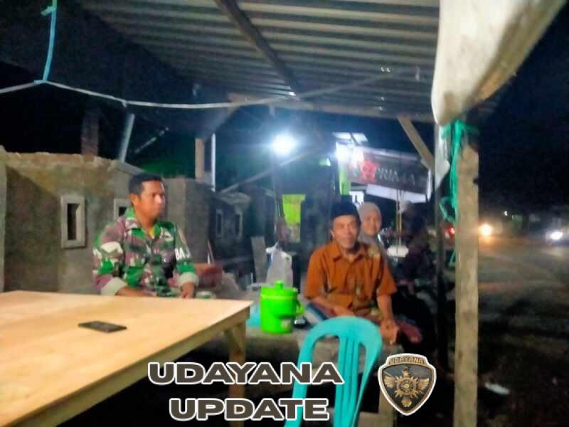 Koramil Jereweh Gencarkan Patroli Malam, Siapkan Kegiatan Komsos Babinsa