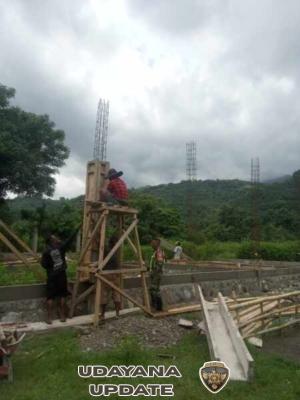Babinsa Hadir di Tengah Masyarakat, Monitoring Pamwil dan Dukung Pembangunan Koperasi Desa Ndondo