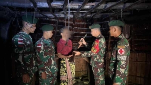 Satgas Pamtas Yonarhanud 2 Kostrad Terima Senjata Api, Bukti Keberhasilan Satgas di Perbatasan