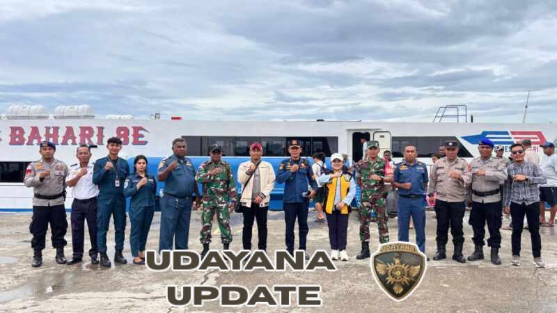 Babinsa Alak Pantau Posko Tenau H+3 Lebaran