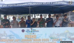 Pengamanan Gabungan di Pelabuhan Larantuka, Arus Mudik Lebaran Dipastikan Aman