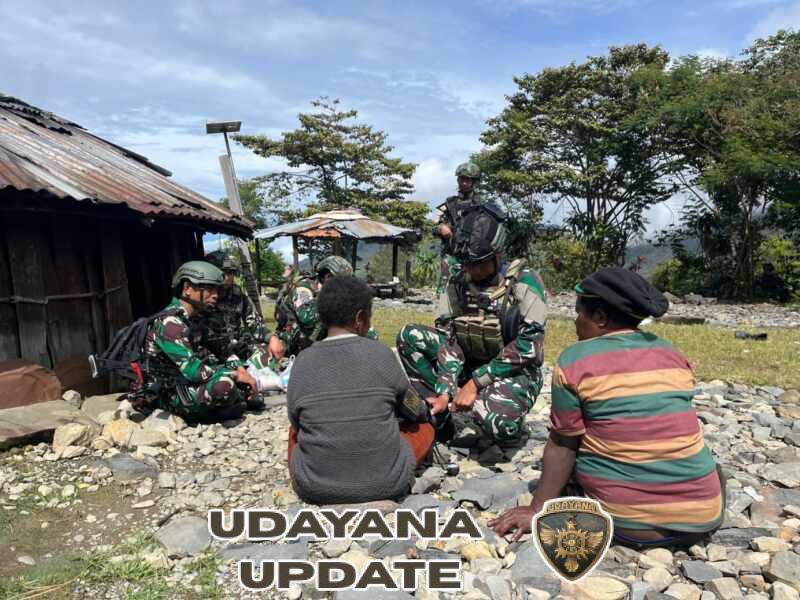 Kesehatan Door to Door Satgas Yonif 743/PSY Hadirkan Pelayanan Gratis bagi Masyarakat Pegunungan Papua