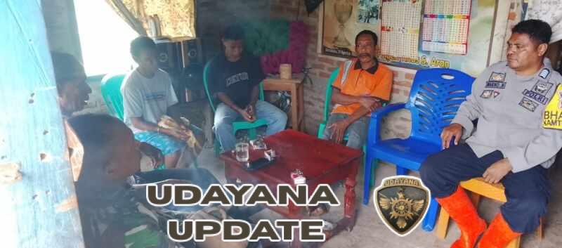 Babinsa dan Bhabinkamtibmas Sampaikan Imbauan Kerukunan di Bulan Ramadhan di Desa Waiula