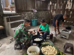 Yonarmed 12 Kostrad Dorong UMKM Perbatasan, Keripik Pisang Jadi Sumber Harapan