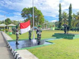 Upacara 17-an Kodim 1618/TTU, Dandim 1618/TTU Tegaskan Kesiapsiagaan Jelang Hari Besar Keagamaan