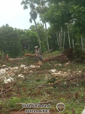 Babinsa Kodim 1627/RN Pantau Pekerjaan Perataan Lahan KDKMP Desa Oebole