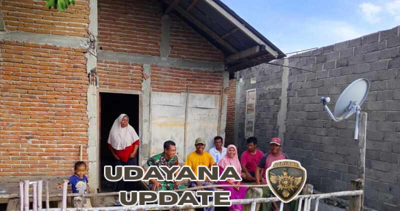 Babinsa Koramil 1614-03/Hu’u Ingatkan Warga Waspada Cuaca Ekstrem