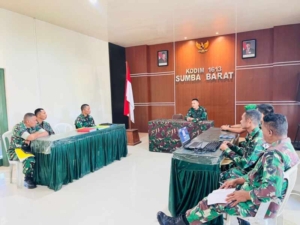 Kodim 1613/Sumba Barat Terima Kunjungan Tim Wasgiat Kodam IX/Udayana