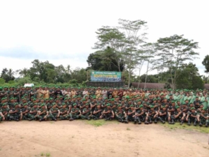 Dandim 1613/Sumba Barat Hadiri Upacara Penyambutan Yon TP 930/Toda Tebi di Sumba Tengah