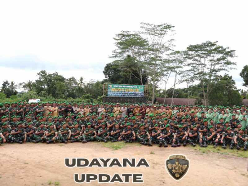 Dandim 1613/Sumba Barat Hadiri Upacara Penyambutan Yon TP 930/Toda Tebi di Sumba Tengah
