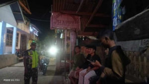 Ciptakan Situasi Kondusif, Koramil 1607-04/Alas Intensifkan Patroli Malam