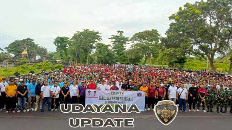 Gerakan Bali Bersih Sampah, Ribuan Personel Serbu Pantai Watu Klotok